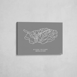 alpine meadows wrapped canvas