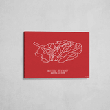 alpine meadows wrapped canvas