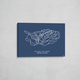 alpine meadows wrapped canvas