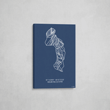 aspen highlands wrapped canvas