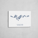 baqueira beret wrapped canvas