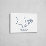 bear mountain wrapped canvas