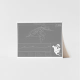 buttermilk archival print