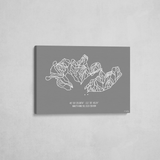 canyons wrapped canvas