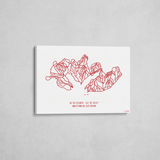 canyons wrapped canvas