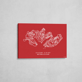 canyons wrapped canvas