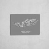 castle mountain wrapped canvas