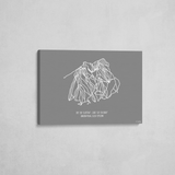 copper mountain wrapped canvas