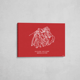 copper mountain wrapped canvas