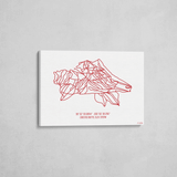 crested butte wrapped canvas