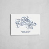 crested butte wrapped canvas