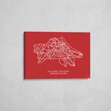 crested butte wrapped canvas