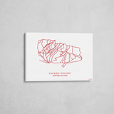 crystal mountain wrapped canvas