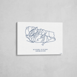 crystal mountain wrapped canvas