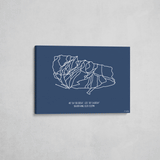 crystal mountain wrapped canvas