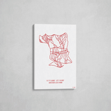 kicking horse wrapped canvas