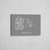 loon mountain wrapped canvas