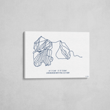 loon mountain wrapped canvas