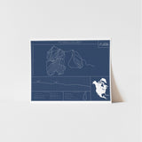 loon mountain archival print