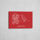 loon mountain wrapped canvas