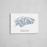 mammoth mountain wrapped canvas