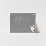 monarch mountain archival print