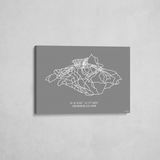 moonlight basin wrapped canvas