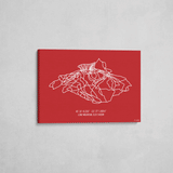 moonlight basin wrapped canvas