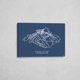 moonlight basin wrapped canvas