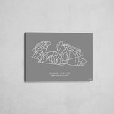 mount norquay wrapped canvas