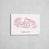 mount norquay wrapped canvas