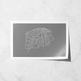 mount snow basic print