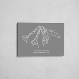 niseko-hirafu wrapped canvas