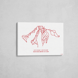 niseko-hirafu wrapped canvas