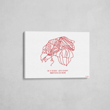 northstar wrapped canvas