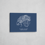 northstar wrapped canvas