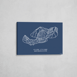 red resort wrapped canvas