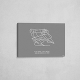 snow king wrapped canvas