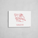 snow king wrapped canvas