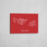 snowshoe mountain wrapped canvas