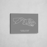 sun valley dollar mountain wrapped canvas