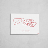 sun valley dollar mountain wrapped canvas