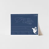 sun valley dollar mountain archival print