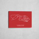 sun valley dollar mountain wrapped canvas