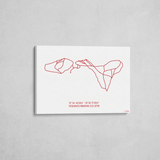 wintergreen wrapped canvas