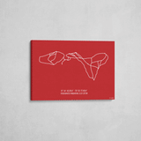 wintergreen wrapped canvas