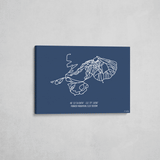 yellowstone club wrapped canvas