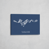 baqueira beret wrapped canvas