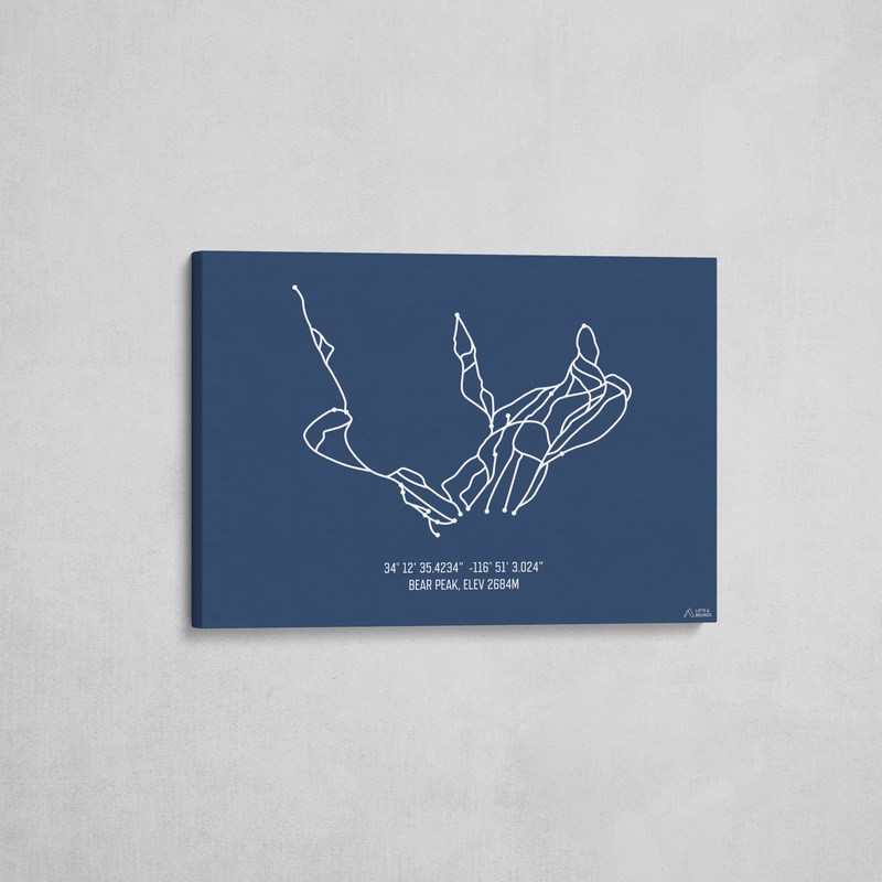 bear mountain wrapped canvas