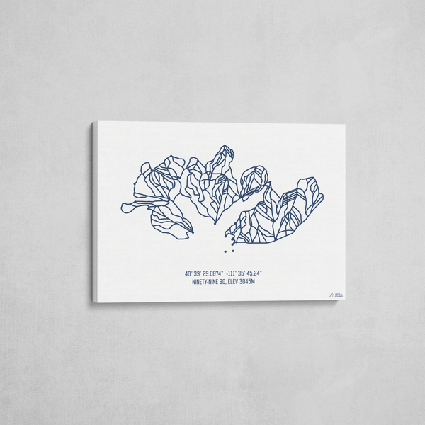 canyons wrapped canvas